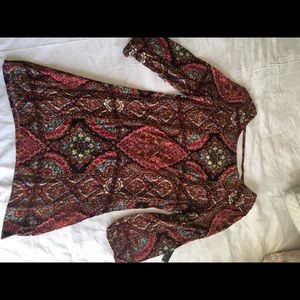 Patterned shift dress